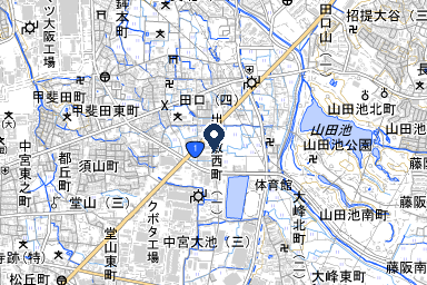 枚方玉泉院の周辺地図