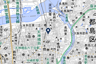 大阪北玉泉院の周辺地図