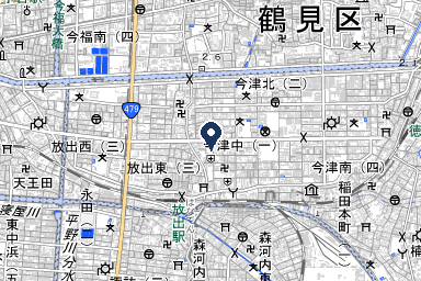 メイプルホールファミリー鶴見の周辺地図