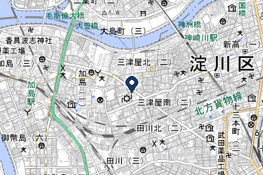 メイプルホール淀川の周辺地図