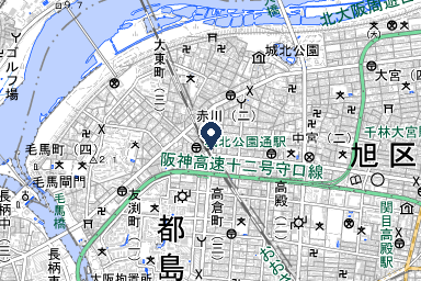 自由な家族葬 千の風 旭赤川ホールの周辺地図