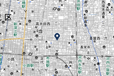 自由な家族葬 千の風 東大阪布施ホールの周辺地図