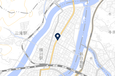 三篠典礼会館の周辺地図
