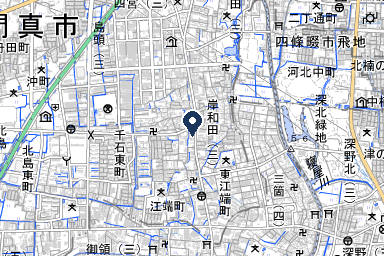 自由な家族葬 千の風 門真東ホールの周辺地図