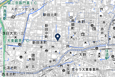 明倫社会館 大東の周辺地図