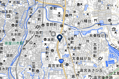明倫社会館 寝屋川の周辺地図