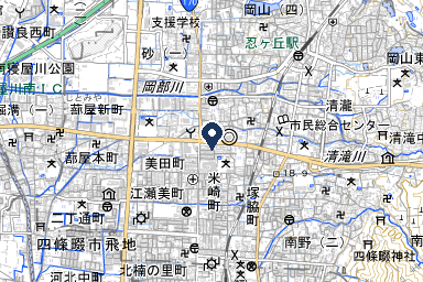 明倫社会館 四條畷の周辺地図