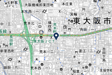 創葬荒本の周辺地図