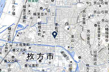 メモリアルホール くずは飛翔殿の周辺地図