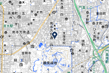 白百合会館の周辺地図