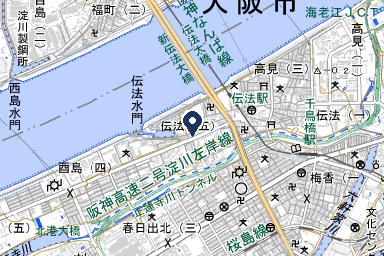 此花典礼会館の周辺地図