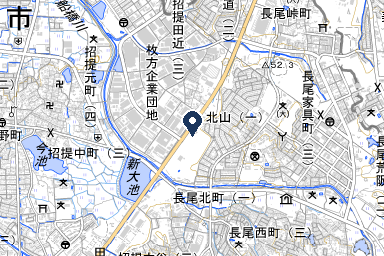枚方東典礼会館の周辺地図