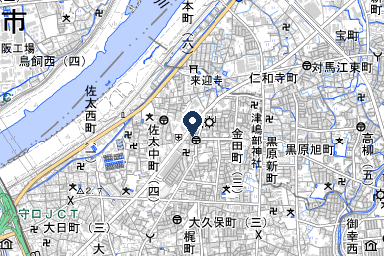 守口典礼会館の周辺地図
