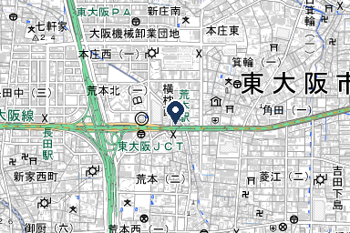 荒本典礼会館の周辺地図