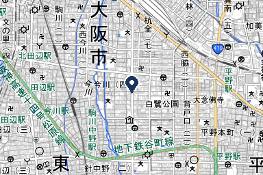 東住吉典礼会館の周辺地図