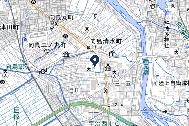 向島宇治ブライトホールの周辺地図