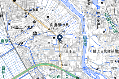 別邸 向島宇治の周辺地図