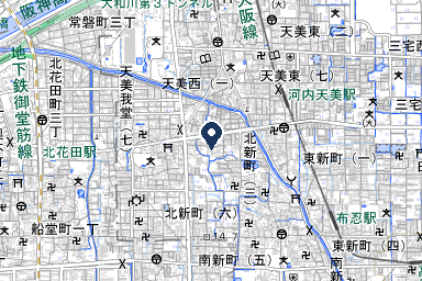 家族葬専用式場はないろ松原北新町店の周辺地図
