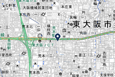 東大阪ファミリーホール（東大阪祭典）の周辺地図