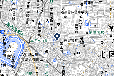 堺北ファミリーホールの周辺地図