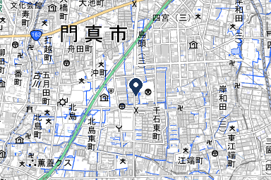 フローラルホール門真会館の周辺地図