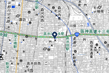 メモリアルホールみのり会館 東大阪の周辺地図