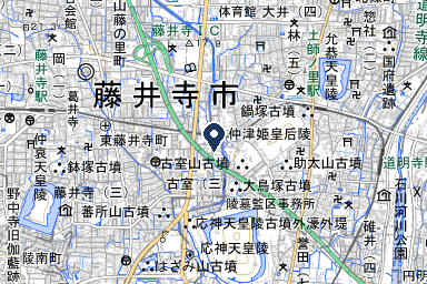 みささぎホールの周辺地図