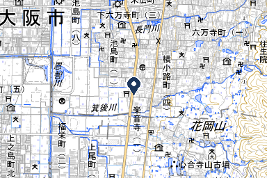 東大阪仏光殿の周辺地図