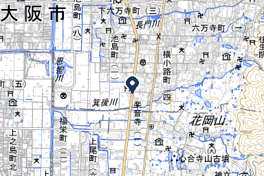 東大阪仏光殿 家族葬専用ホールの周辺地図