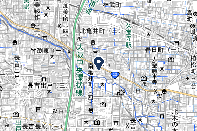 八尾葬儀社セレモニーホールの周辺地図