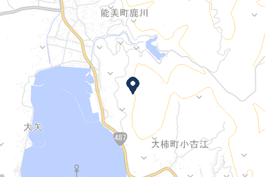 鹿川ホールの周辺地図