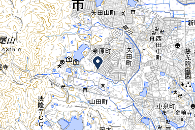 セレミューズ郡山の周辺地図