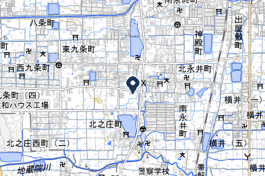 シティホールこどのの周辺地図
