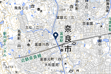 家族葬専用式場はないろ富雄店の周辺地図