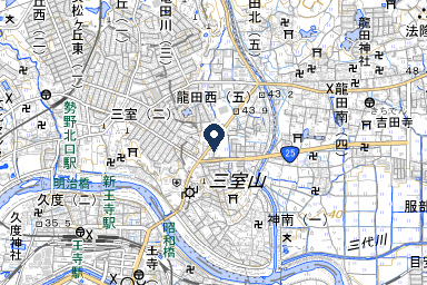 シティホールいかるがの周辺地図