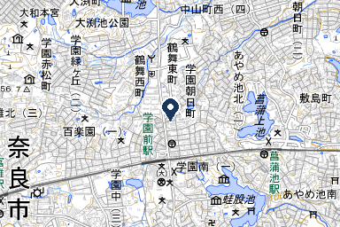 泉屋 メモリアルホール奈良学園前の周辺地図