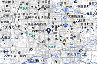 家族葬のファミーユ ならまちホールの周辺地図