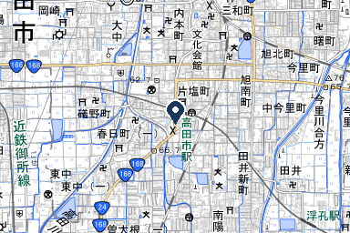 高田市駅前ホールの周辺地図