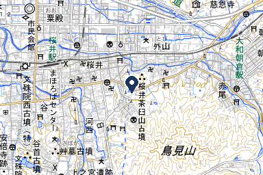 ユアホール桜井の周辺地図