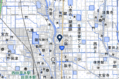 田原本典礼会館の周辺地図