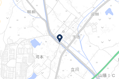 赤磐山陽シティホールの周辺地図