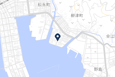 柳津ホールの周辺地図