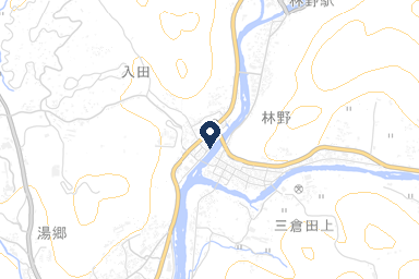 美作ホールの周辺地図