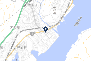 廿日市葬祭会館大野ホールの周辺地図