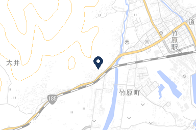 竹原典礼会館の周辺地図