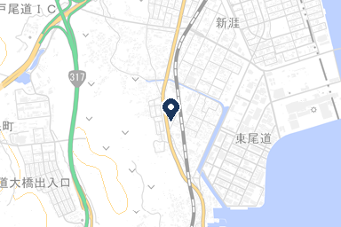 尾道典礼会館の周辺地図