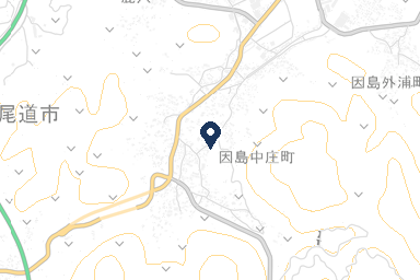 因島典礼会館の周辺地図