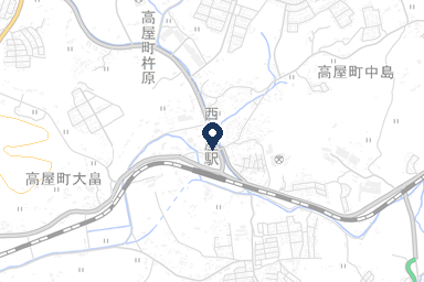 平安祭典 高屋会館の周辺地図