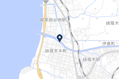 綾羅木典礼会館の周辺地図