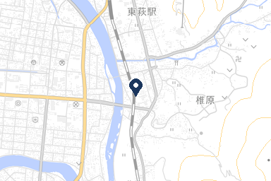 萩典礼会館の周辺地図